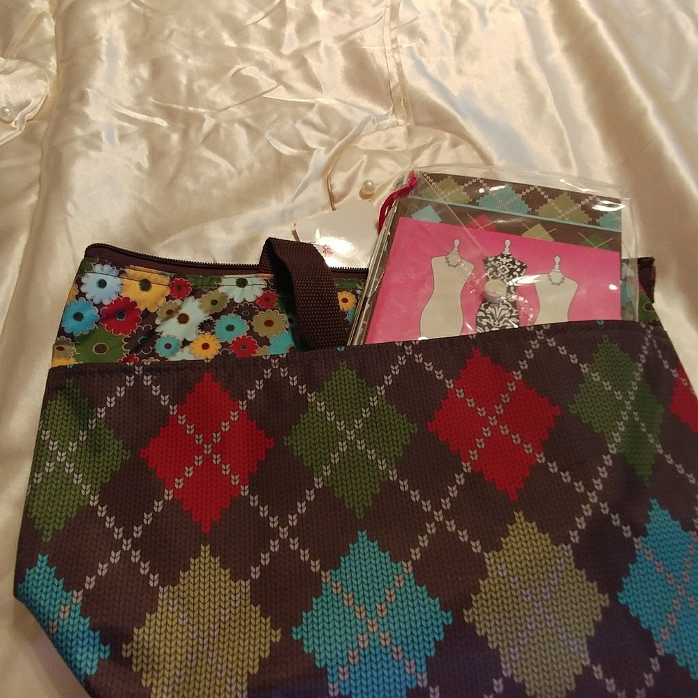 Thirty one thermal lunch bag with greeting cards
